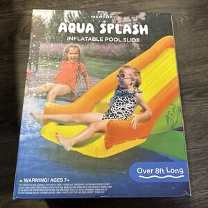 Merkury Innovations 102.25 Inflatable Pool Slide for Kids with Soft Landing Pad